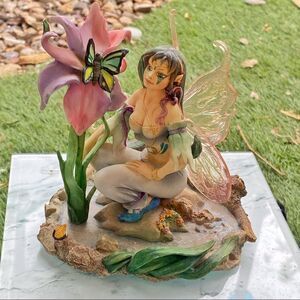 Native Spirit Fairy Collectable Limited Edition Figurine Dragonsite Linda Biggs
